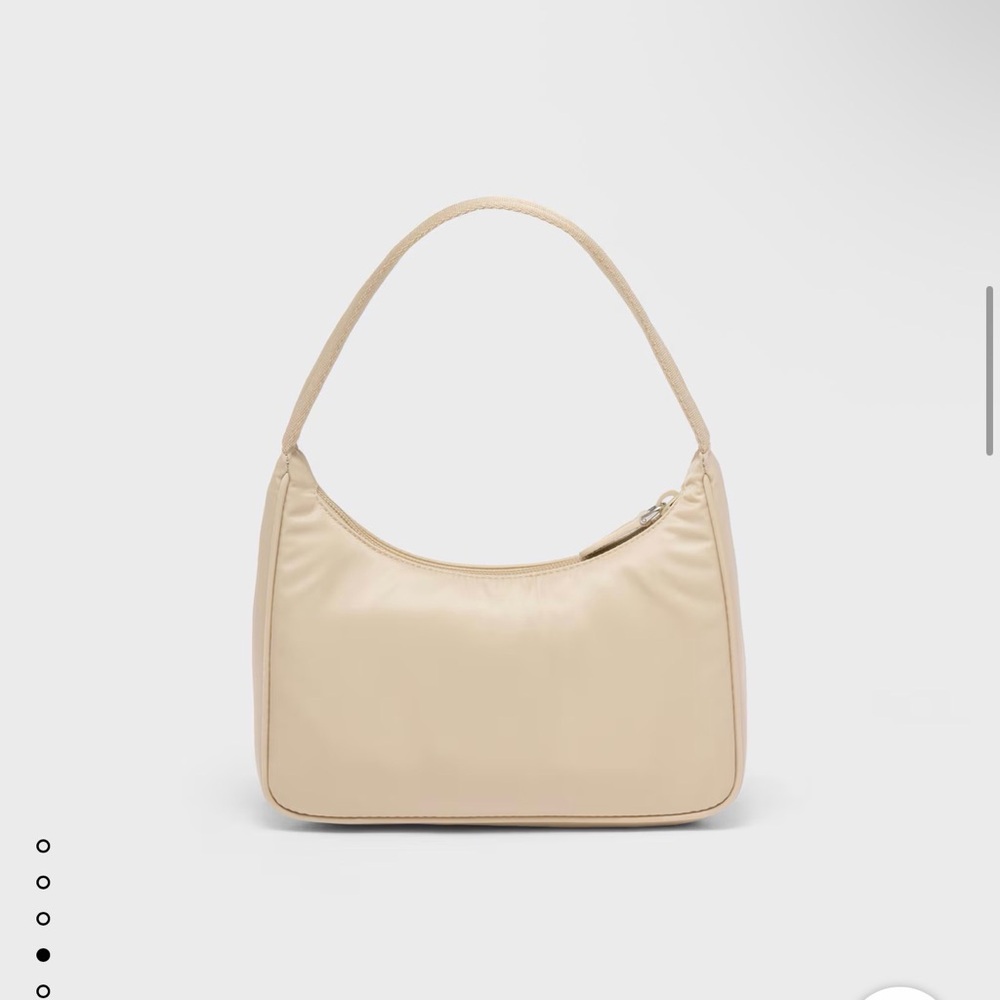 Pre loved - Prada Tan Nylon Shoulder Bag - Picture 6 of 16